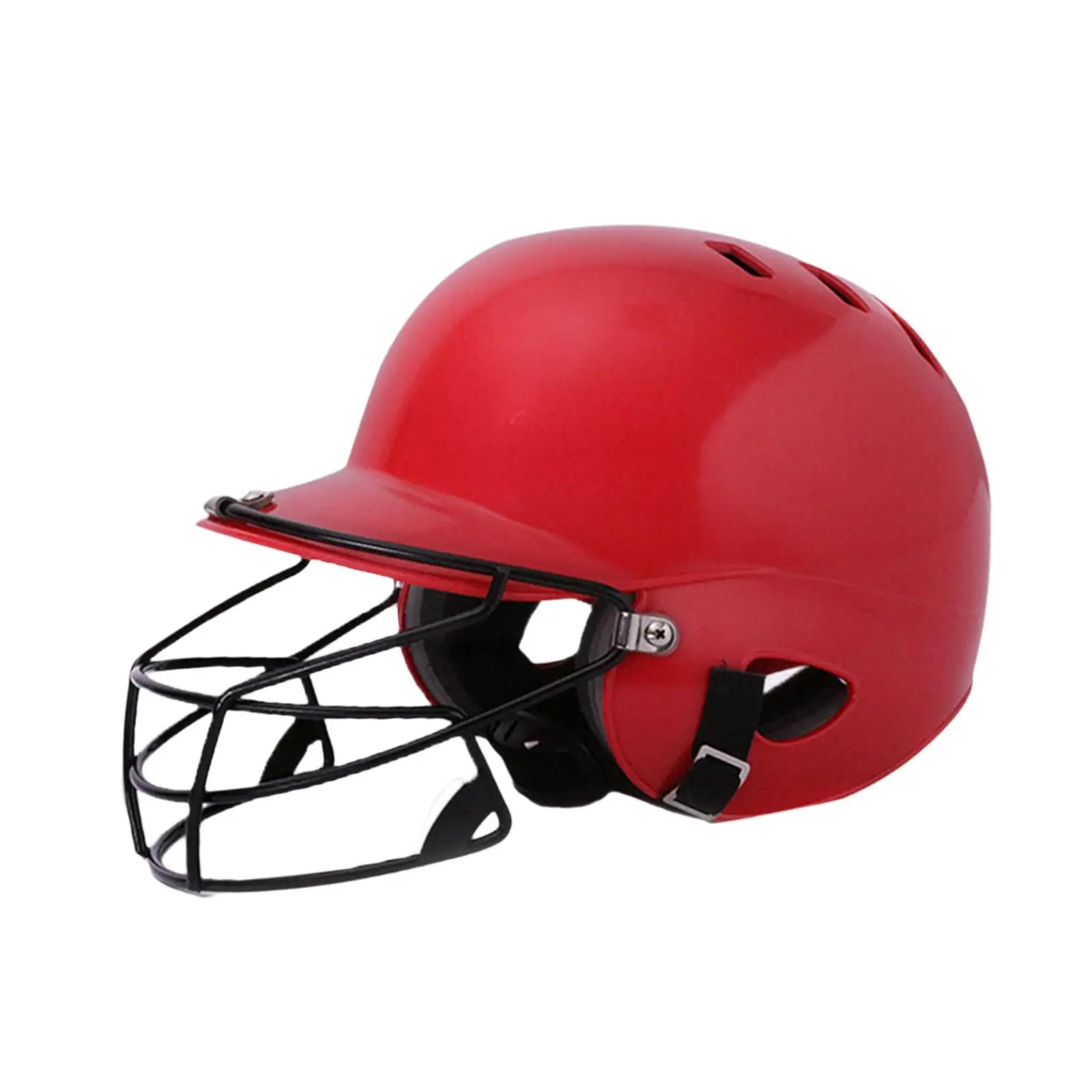 Ventilation Holes Baseball Batting Helmet with Facemask Protective Gear for Junior Sports Outdoor Training