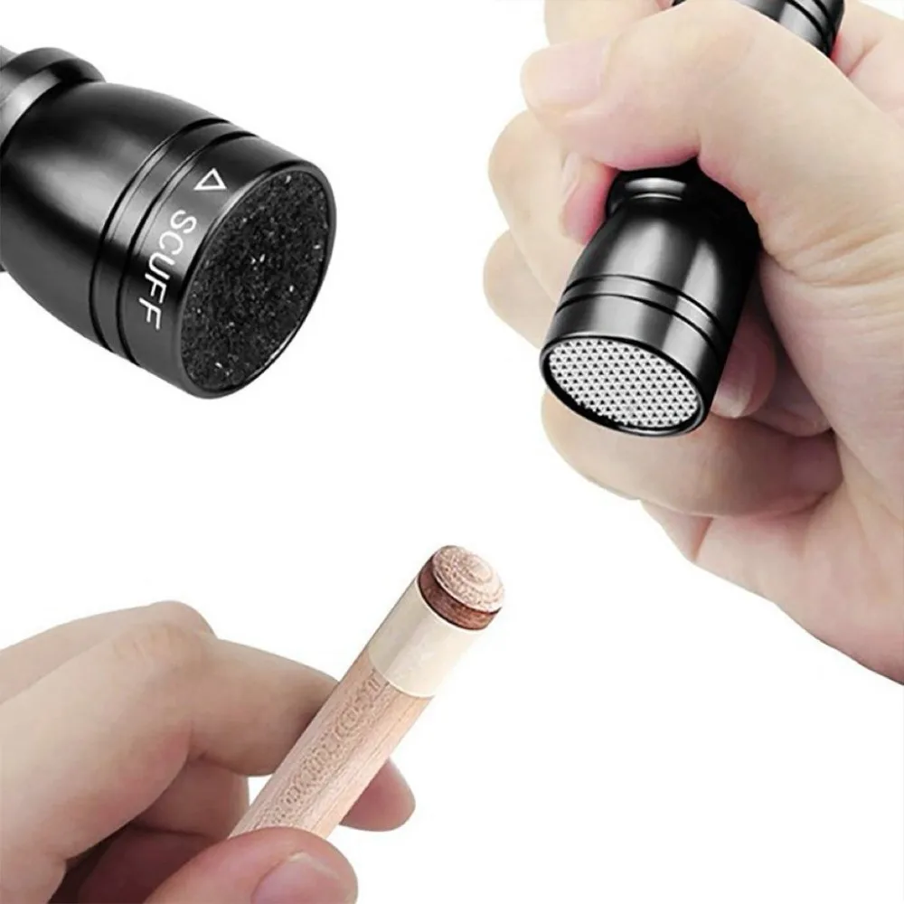 

Multifunction Billiard Cue Tip Stick Shaper 3-in-1 Shaping Pool Cue Tips Tool Aerator Sanding Tapper Scuff Tips Pick Billiard