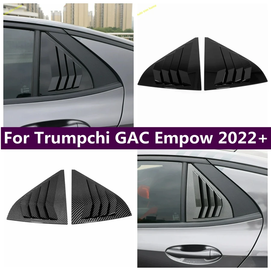 

Rear Window Blinds Side Louvers Vent Rear Window Louvers Cover Trim Fit For GAC Trumpchi Empow 2022 2023 2024 Car Accessories