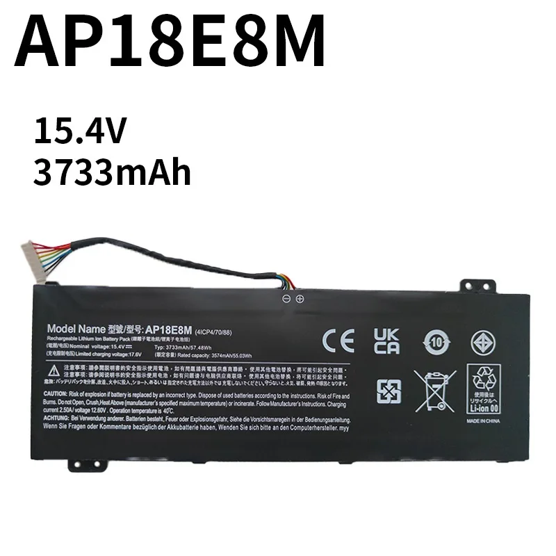 

AP18E7M AP18E8M Battery for Acer Nitro 5 AN515-54 AN517-51 AN515-55 AN515-44 AN515-43 Nitro AN715-51 PH315-52 PH317-52 PH317-53