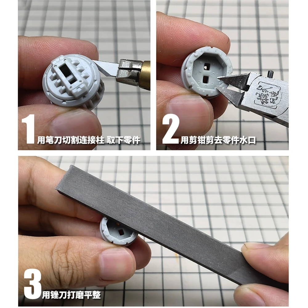 Mecha Upgrade Parts Universal Floating Cannon Free etching sheet For HG/RG HS035