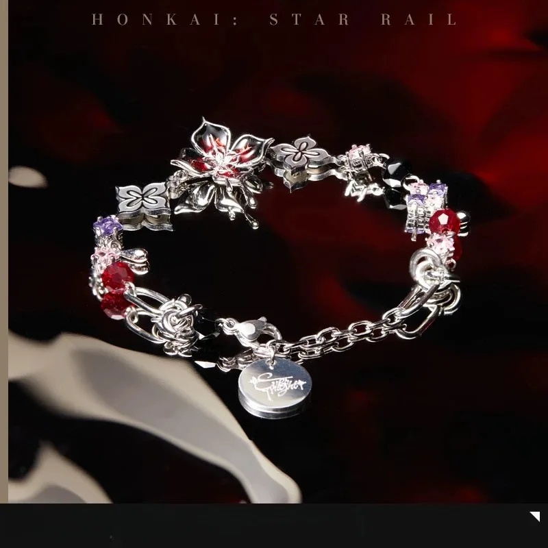 Game Honkai Star Rail Evernight March 7th Cosplay Bracelet New Unisex Pendant Hand Chain Jewelry Anime Accessory Ornament Prop