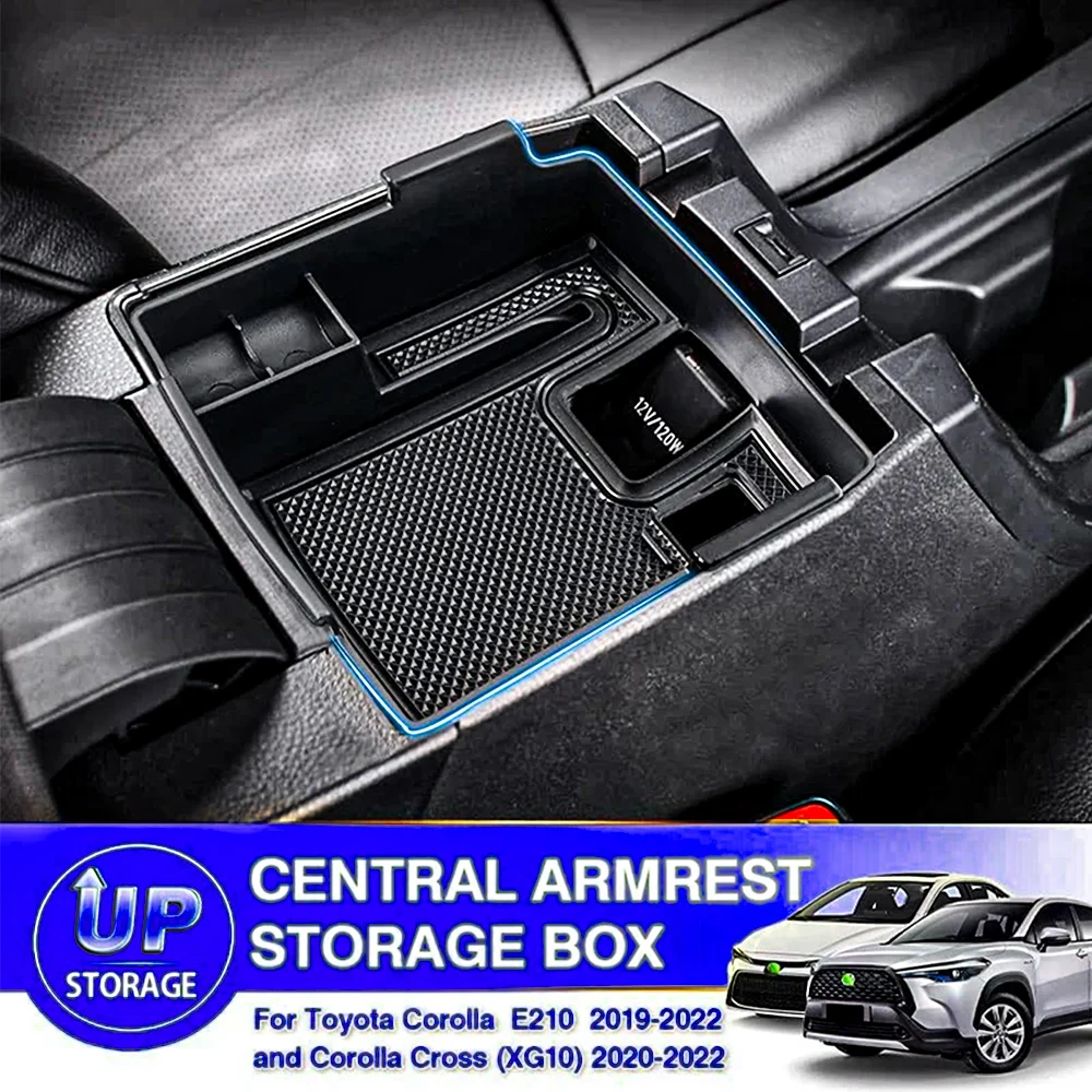 

Car Storage Box for Toyota Corolla E210 2019-2023 and Corolla Cross (XG10) 2022 2023 Accessories Center Console Tray Organizer