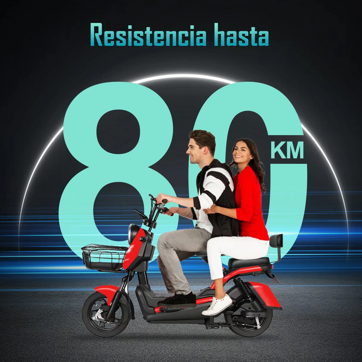 NINOTO electric bicycle 80 KM autonomies 50 KM/H