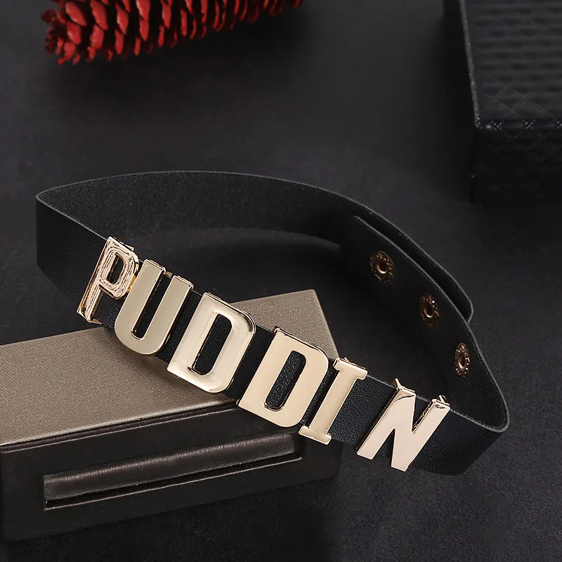 P-Jsmen ฮาโลวีนชุดคอสเพลย์ Harleen Quinzel Puddin Choker สร้อยคอ Props