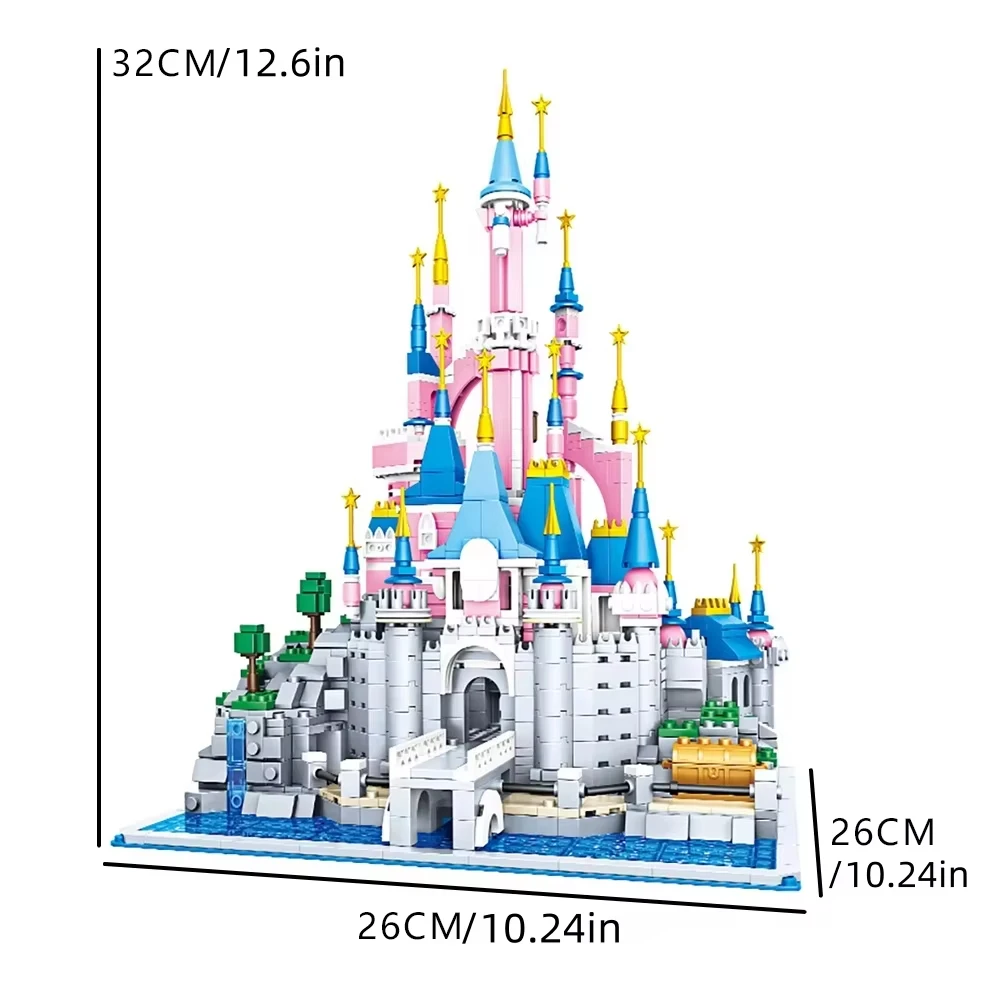 Blocs de construction créatifs pour filles, conte de fées, château de rêve, Architecture, modèle MOC, jouets pour amis, cadeaux d'anniversaire pour enfants, 1816 pièces