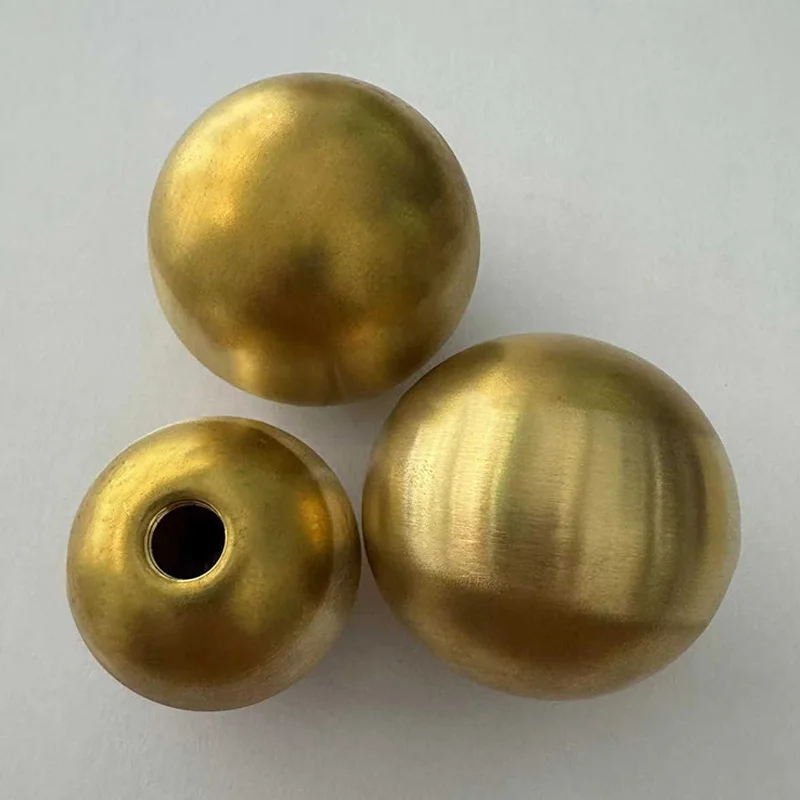 Od 10-150mm bolas de rosca de bronze m3/m4/m5/m6/m10 sólido meio buraco bolas de cobre puro buraco cego bola de rosca 12/15/18/20/25/30-80mm