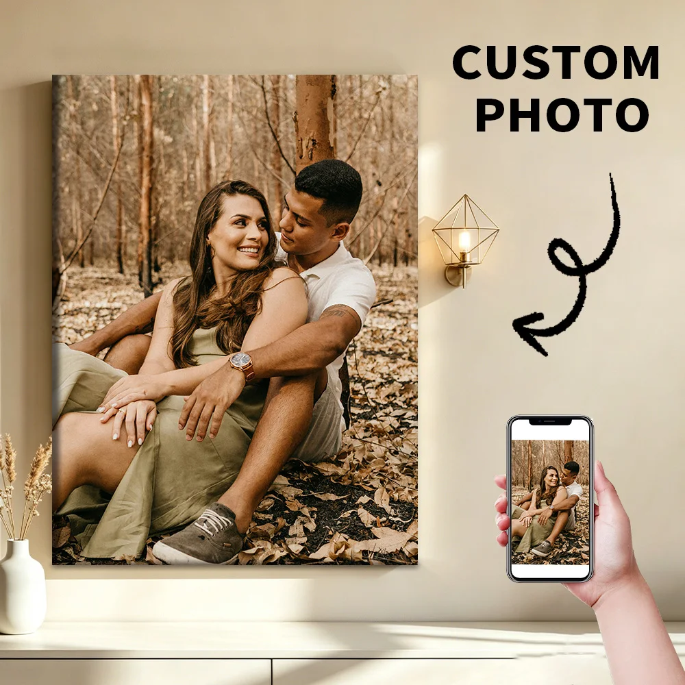 1pc Custom all size Canvas Poster.Custom canvas poster for easter decor/wedding items/graduation party supplies/mother's day