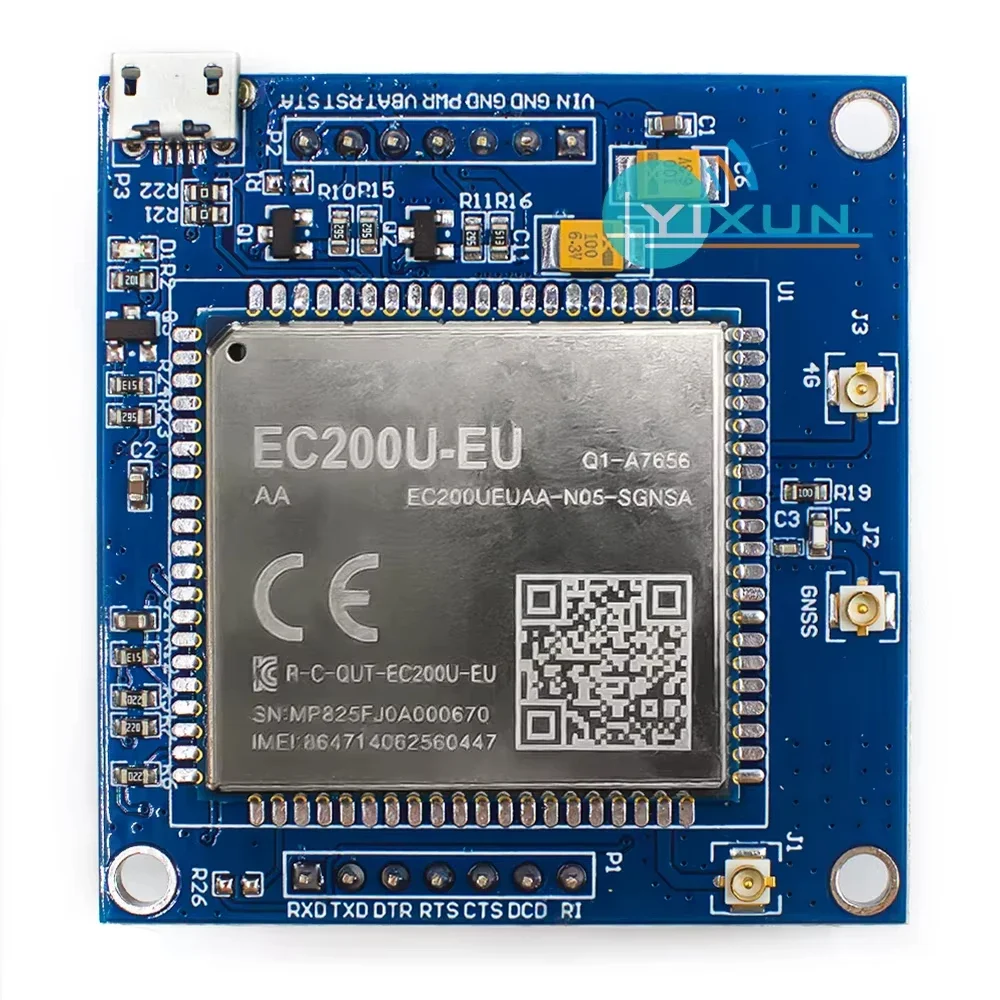 AvaCoreEC200U-EU Development Board Multi-Mode Multi-Band LTE Cat1 Bluetooth SMS Communication GNSS Positioning Module