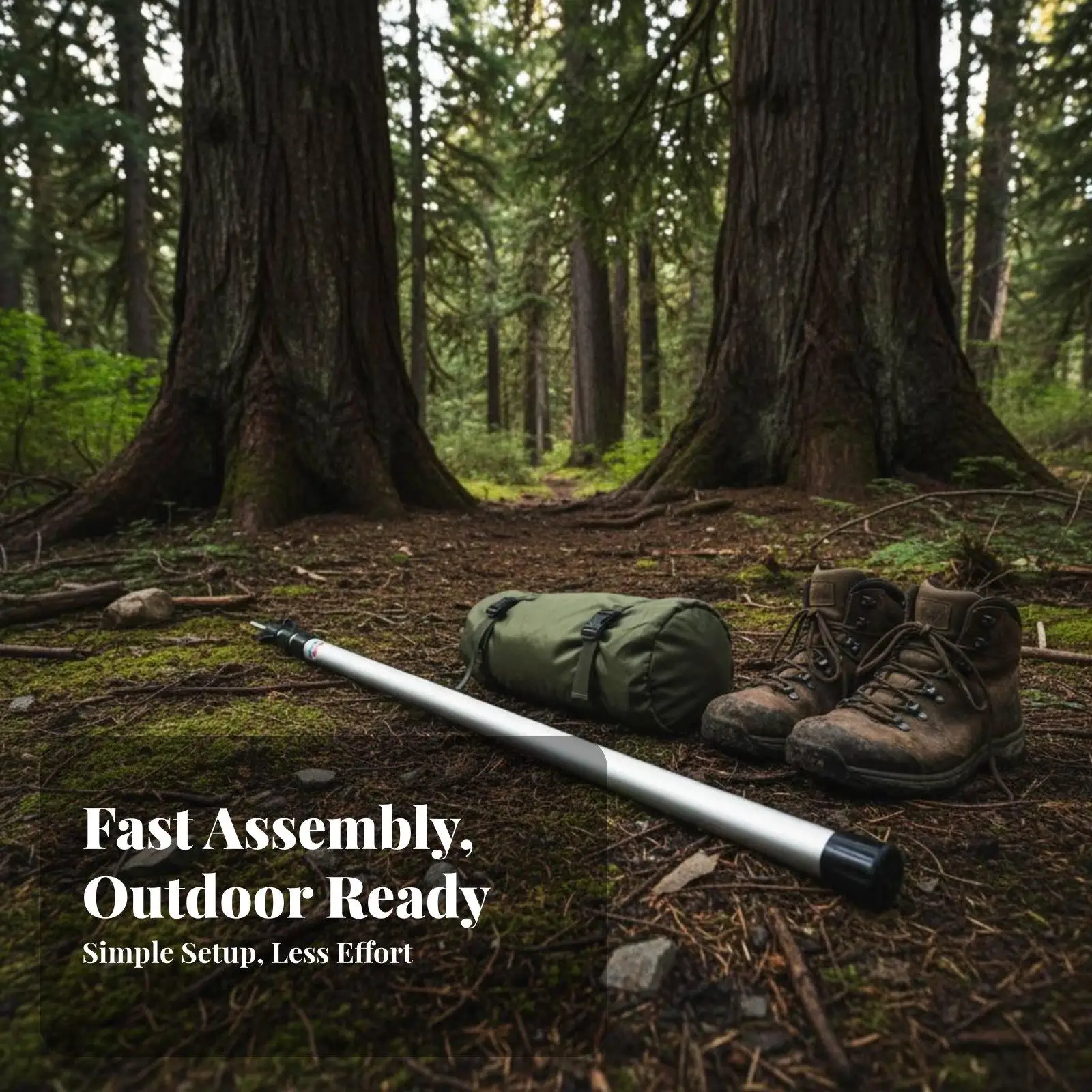 Versatile Telescopic Tent Pole for Camping Shade Canopy Awning Support Twist Lock Mechanism Lightweight