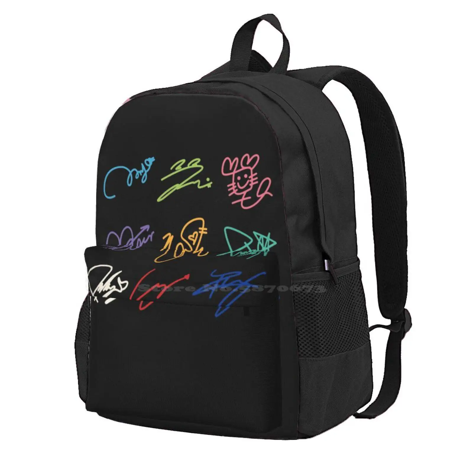 Twice Signatures Hot Sale Schoolbag Backpack Fashion Bags Twice Nayeon Jeongyeon Momo Fury Jihyo Mine Dahyun Chaeyoung Tzuyu