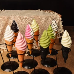 21CM Simulation Ice Cream Model Without Stand, Fake Ice Cream, Bar Display Props, Simulated Food, Fake Baking Decorations