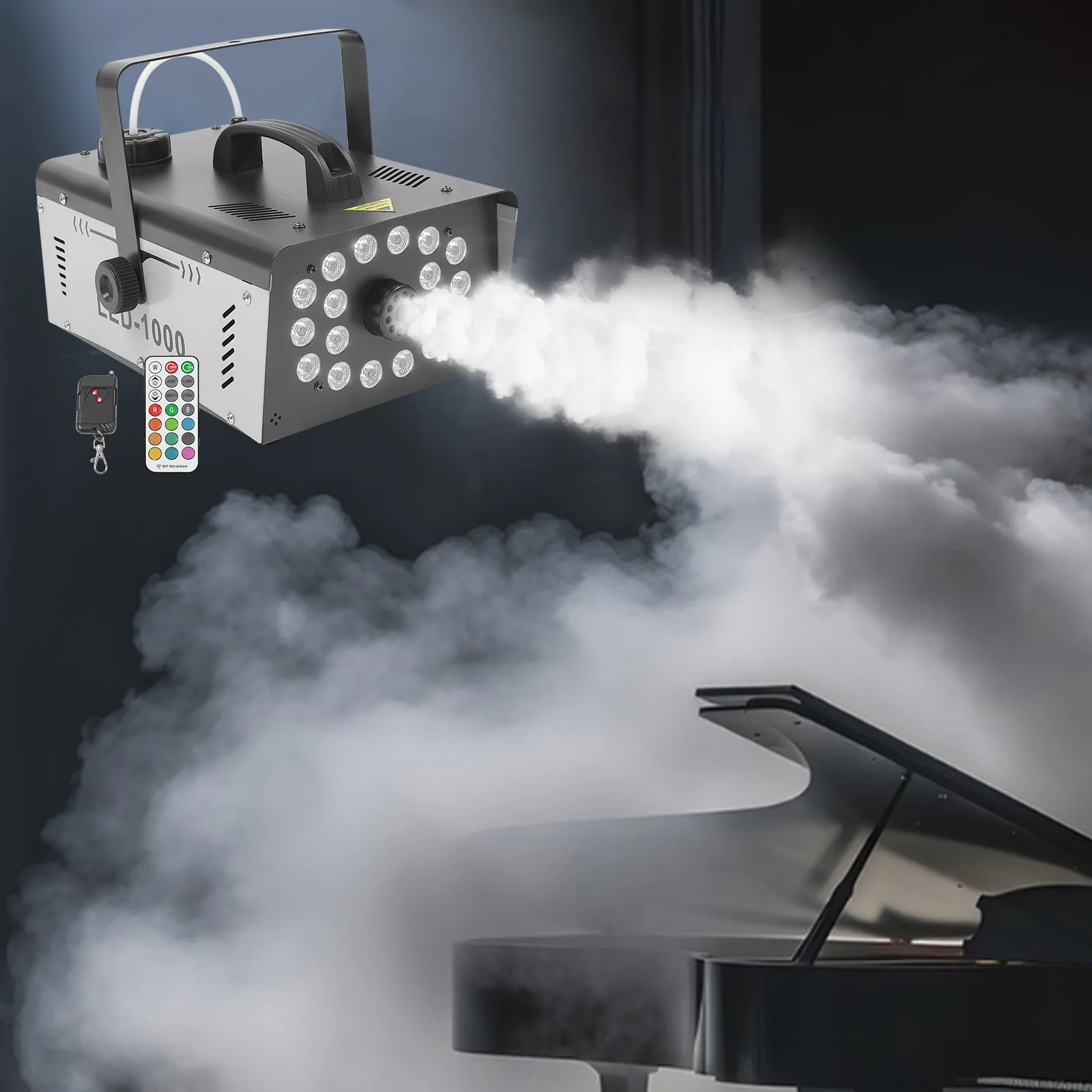 1000W LED Smoke Machine – High-Performance Fog Machine for Parties, Events, and DJ Shows