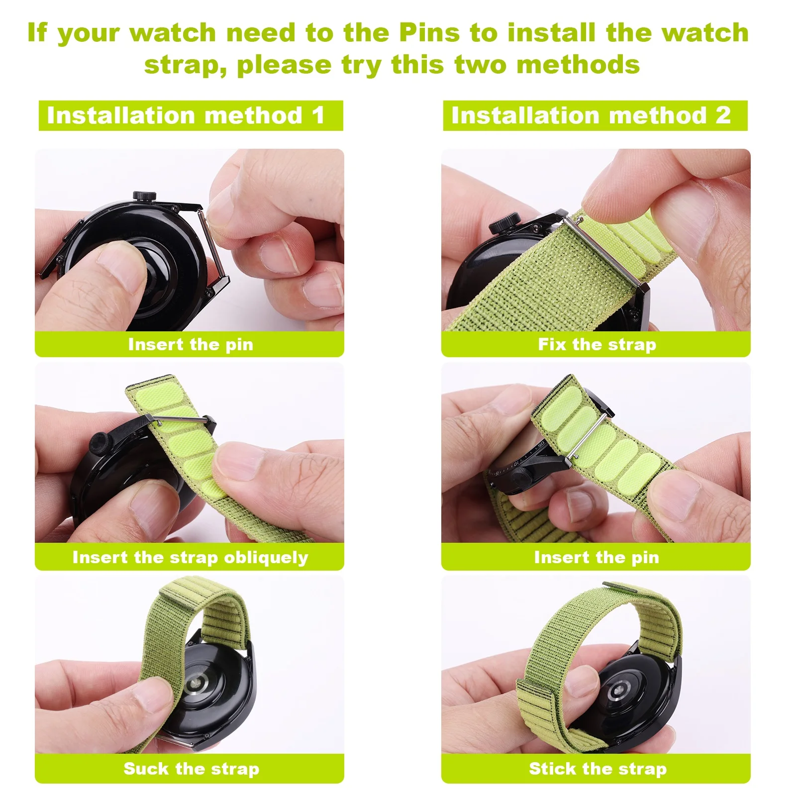 화웨이 워치 GT 5, GT4, GT3, GT6 46mm/GT 3, GT 5 프로 46mm/화웨이 워치 5 46mm/4 프로/얼티밋용 22mm 나일론 시계줄