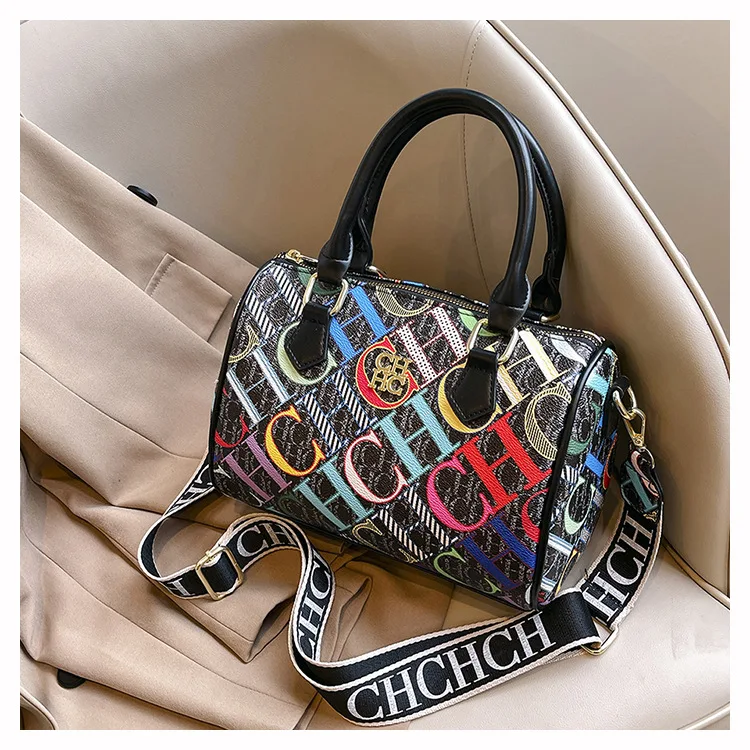 

Vintage Monogram Hobo Bag - New Casual Crossbody, Versatile Top Handle Letter Bag