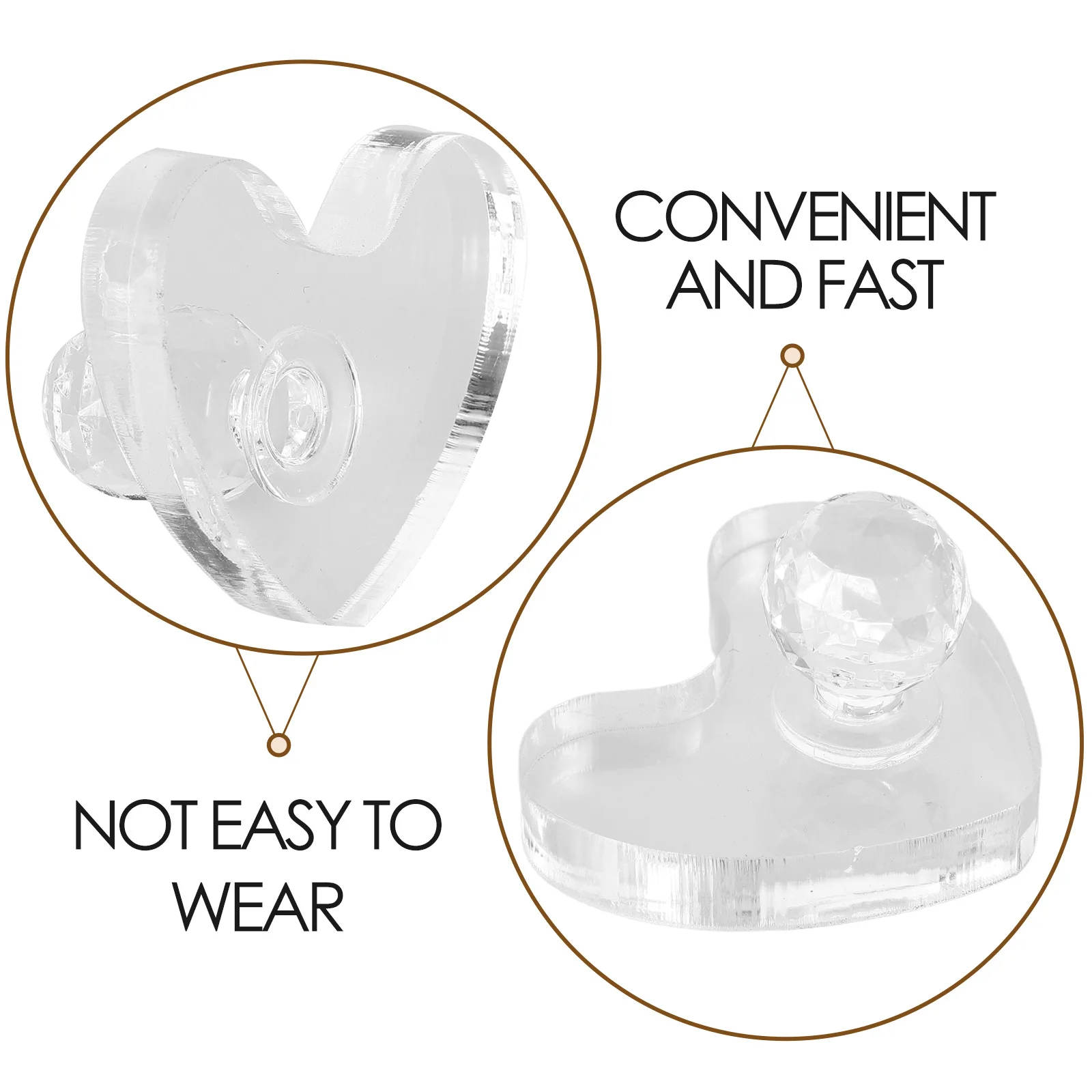 Pressing Tool Heart Shaped Mold for Blush Eyeshadow Highlighter DIY Compact Powder Stamper Makeup Accessory Seal