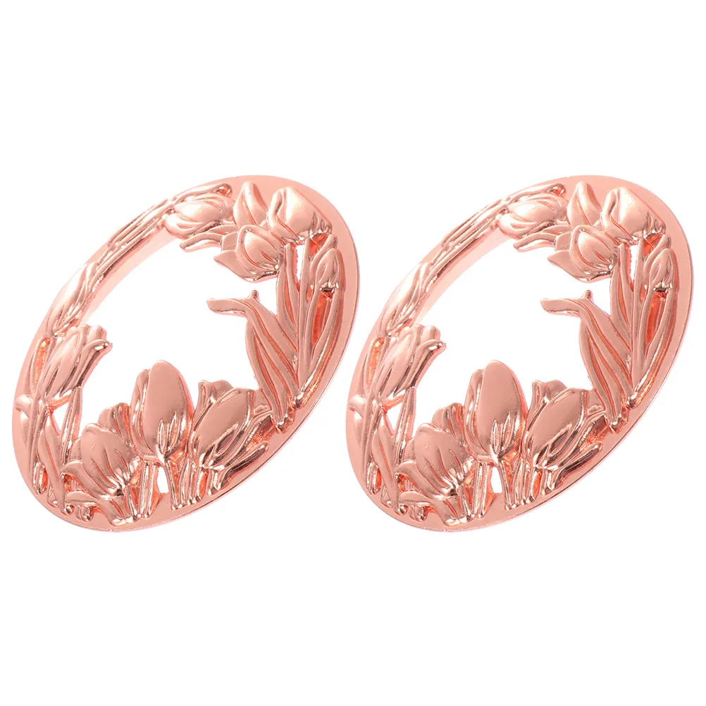 

2 Pcs Windproof Candlestick Cover Aromatherapy Zinc Alloy Hollow Lid Scented Holder Vintage Durability Smooth Finish