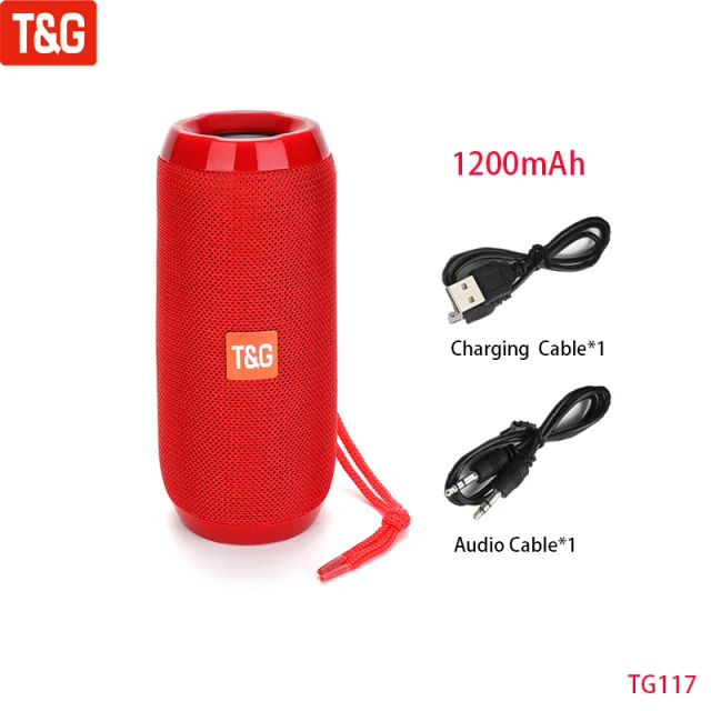T&G Drahtlose Tragbare Bluetooth Lautsprecher Caixa De Som Blutooth Musik Sound Box Für Radio FM Subwoofer Bluetooth Audio Hand Freies Baffe 4