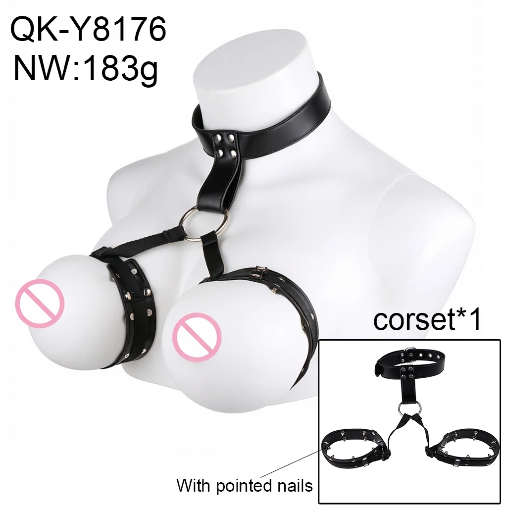 LICKER Chest Harness Belt, PU Leather