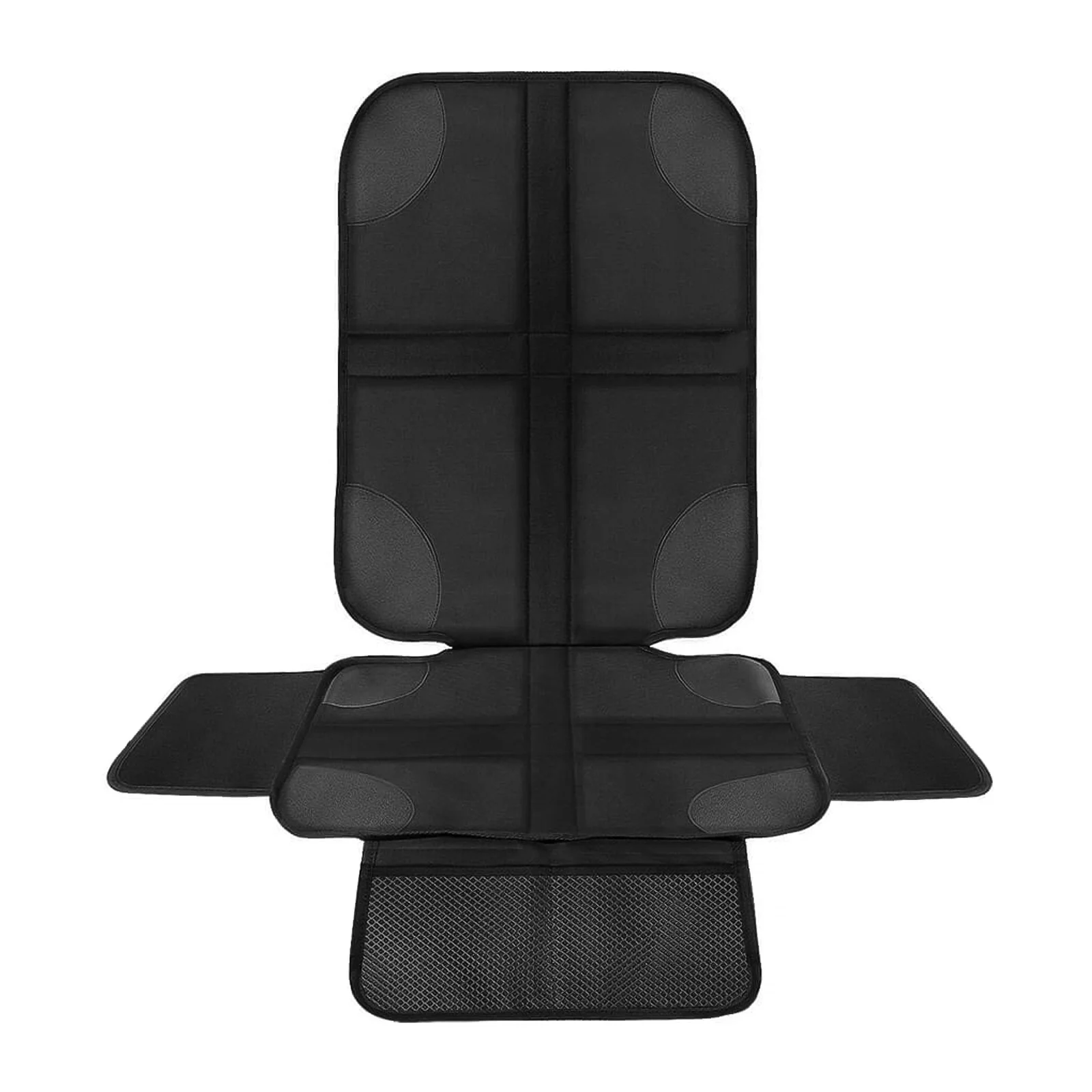 Baby Car Seat Protector Slip-Proof Wear-Resistant Back Sexat Cover Mat with Organizer Pocket Child Safety Seat Universal Chair