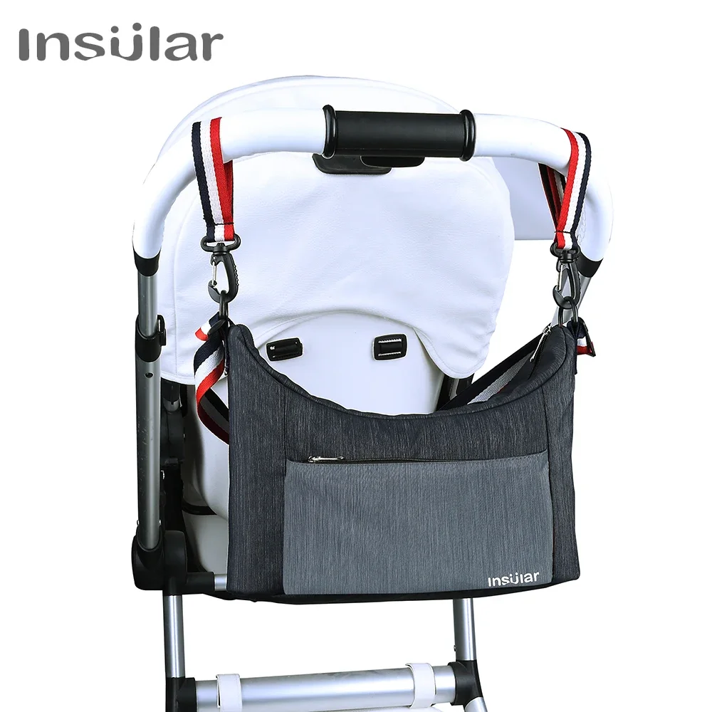 New Multifunctional Mummy Stroller Bag Nappy Diaper Bags Large Capacity Feeding Bottle Bag Baby Stroller Organizer Storage Bags