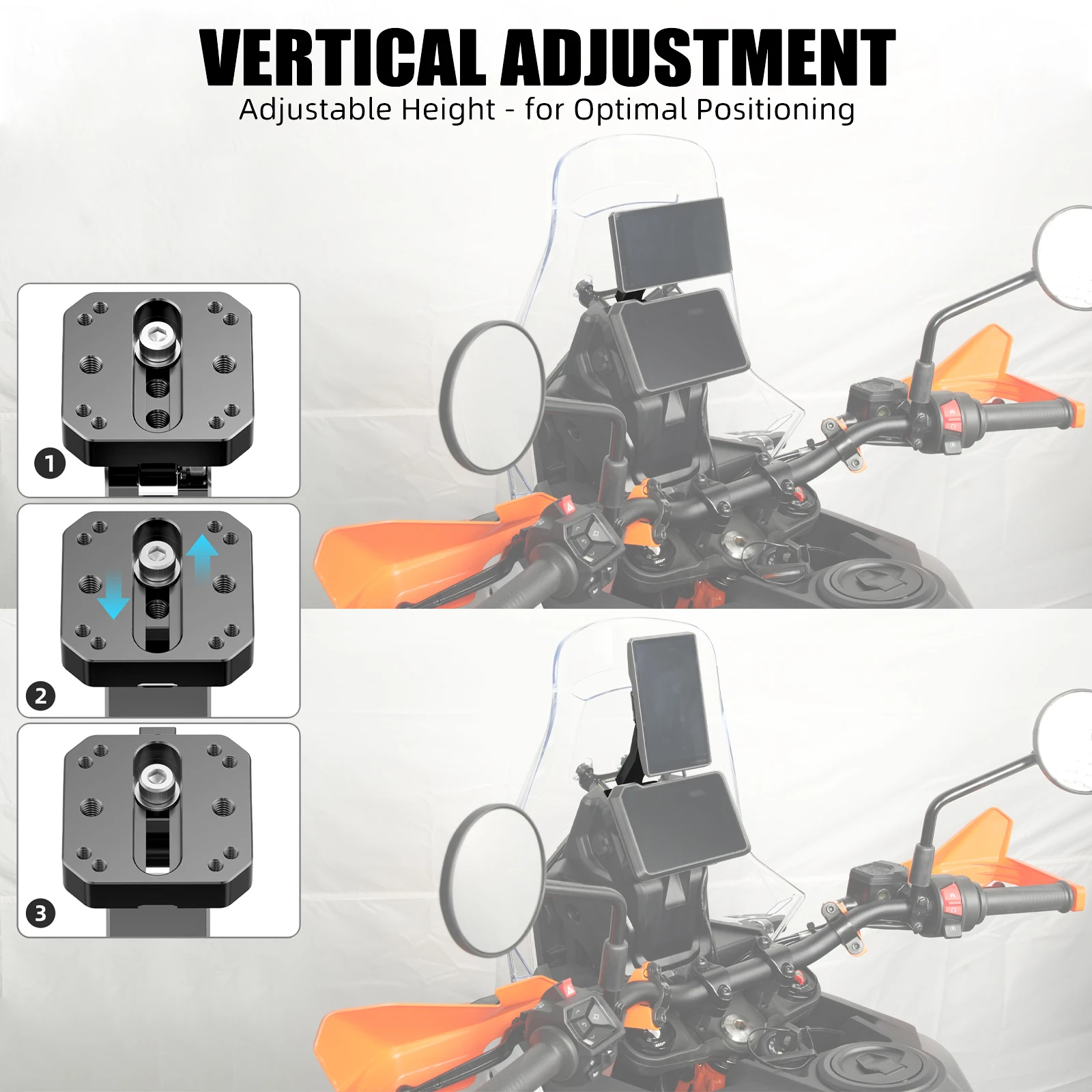 For KTM 390 Adventure R/X GPS Navigator AMPS Mount Bracket Motorcycle Phone Device Holder for KTM 390 ADV R 390 ADV X 2025 2026