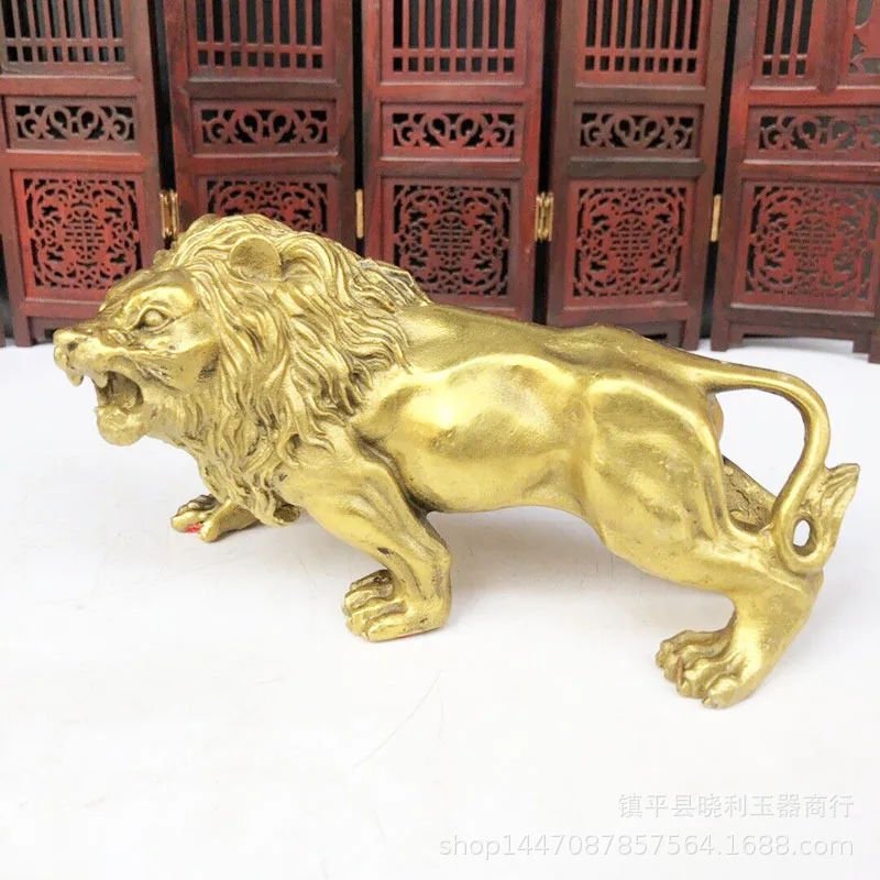 

Bronze Copper Small Brass Lion Home Car Decoration Metal Crafts
