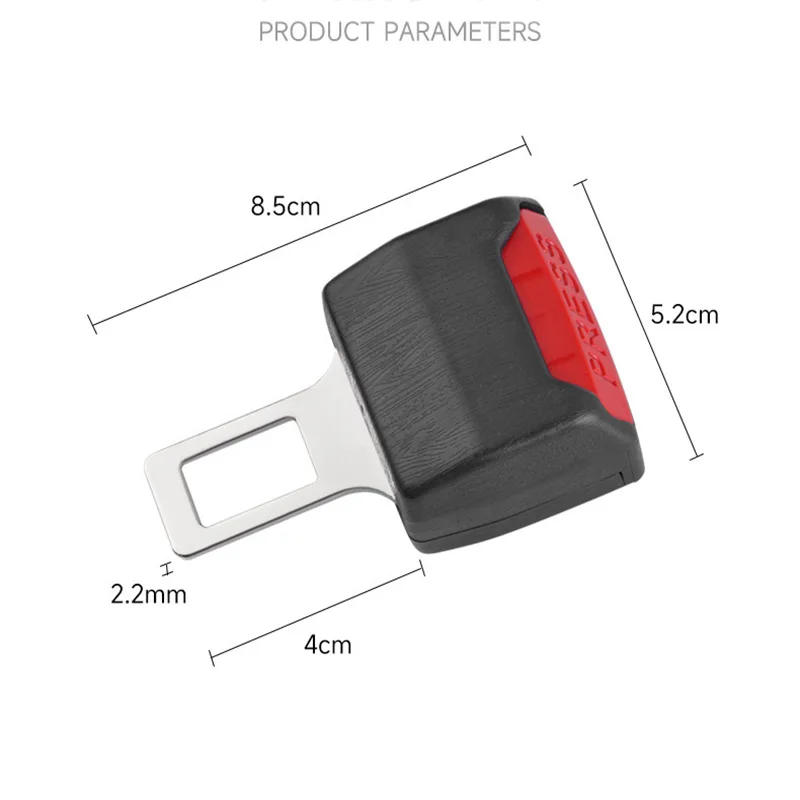 1/2/4PCS Seat Belt Extension Clip Car Seat Buckle Car Seat Belt Adapter Extension Belt Stopper XAQDSP01