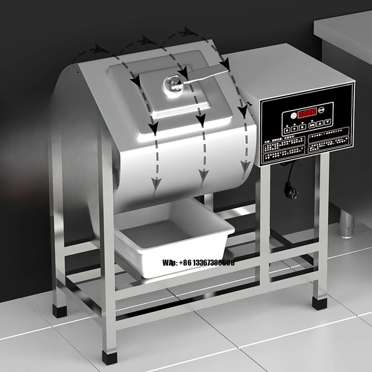 

Электрическая вакуумная машина для маринования вяленой говядины Коммерческий вакуумный стакан для мяса Маринтор