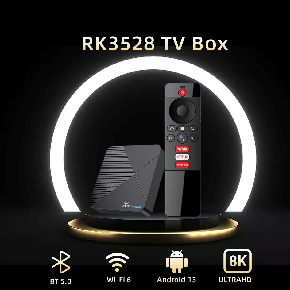 Free Shipping RK3528 Android 13 TV box 2023 8K Mini Smart TV Set-top Box Super Offers Home Theaters Gaming Bluetooth 5.0 Wifi 6