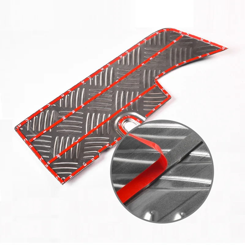 ل جيمي JB64 JB74 2019 2020 التصميم الخارجي اكسسوارات قطاع المضادة للخدش واقية سيارة الباب الخلفي الحرس ملصق مصد السيارة #5