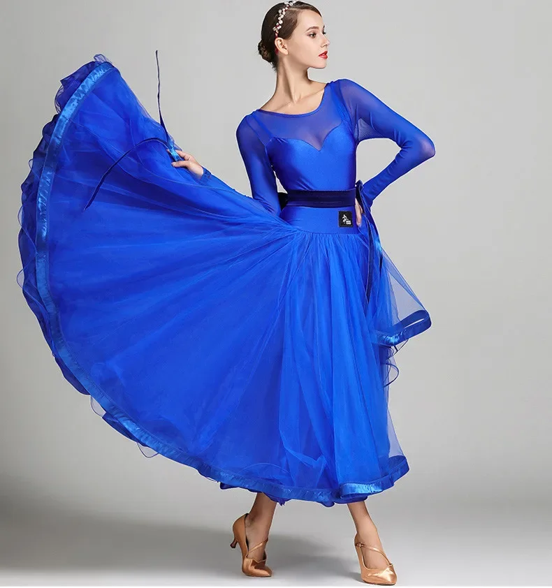 

6 colors blue ballroom competition dress ballroom tango dresses standard ballroom waltz dresses ballroom dancing dress fringe