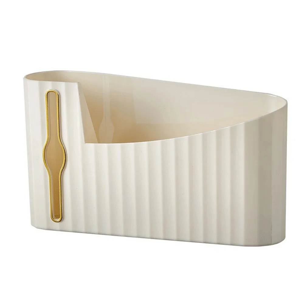

Wall Mounted Trash Bag Holder Household Hanging Grocery Bag Storage Rack Large Capacity Plastic Waste Bag Storage Box