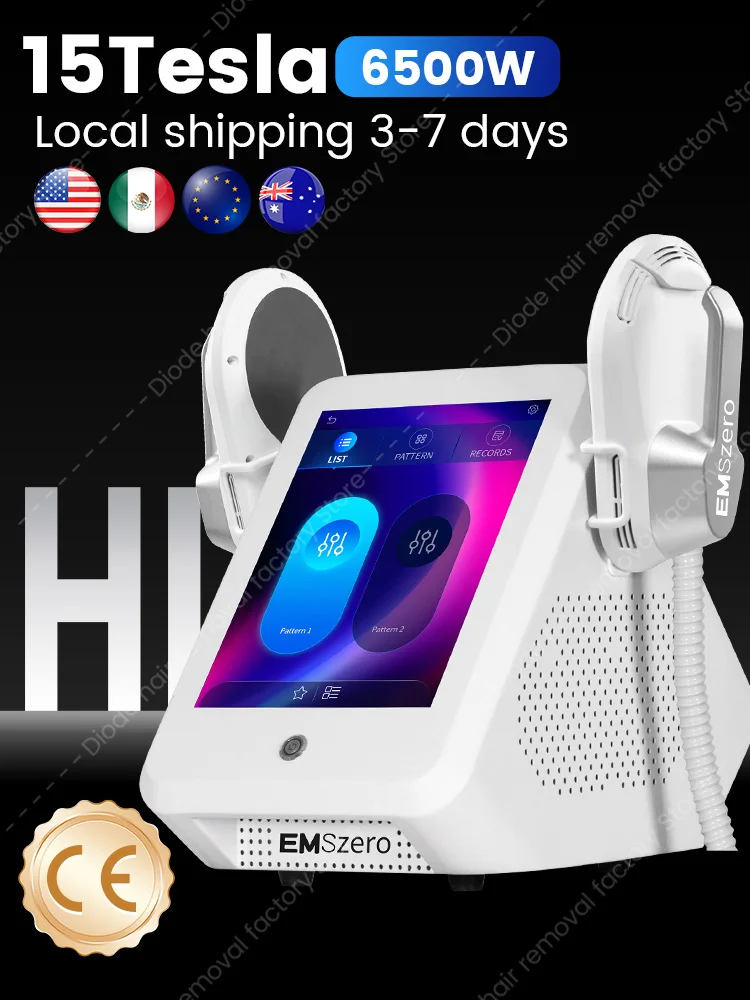 

EMSzero 6500W 15T 200HZ RF Body Sculpt Machine EMSzero NEO Fat Burning Muscle Toning Device for Pelvic Abdomen Thighs