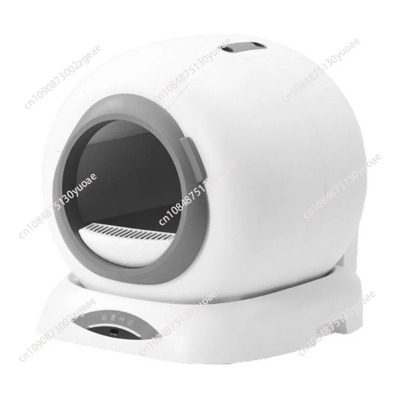 يمكن التحكم في صندوق فضلات القطط الكهربائي الجديد بنقرة واحدة للتنظيف التلقائي عن بعد بواسطة التطبيق