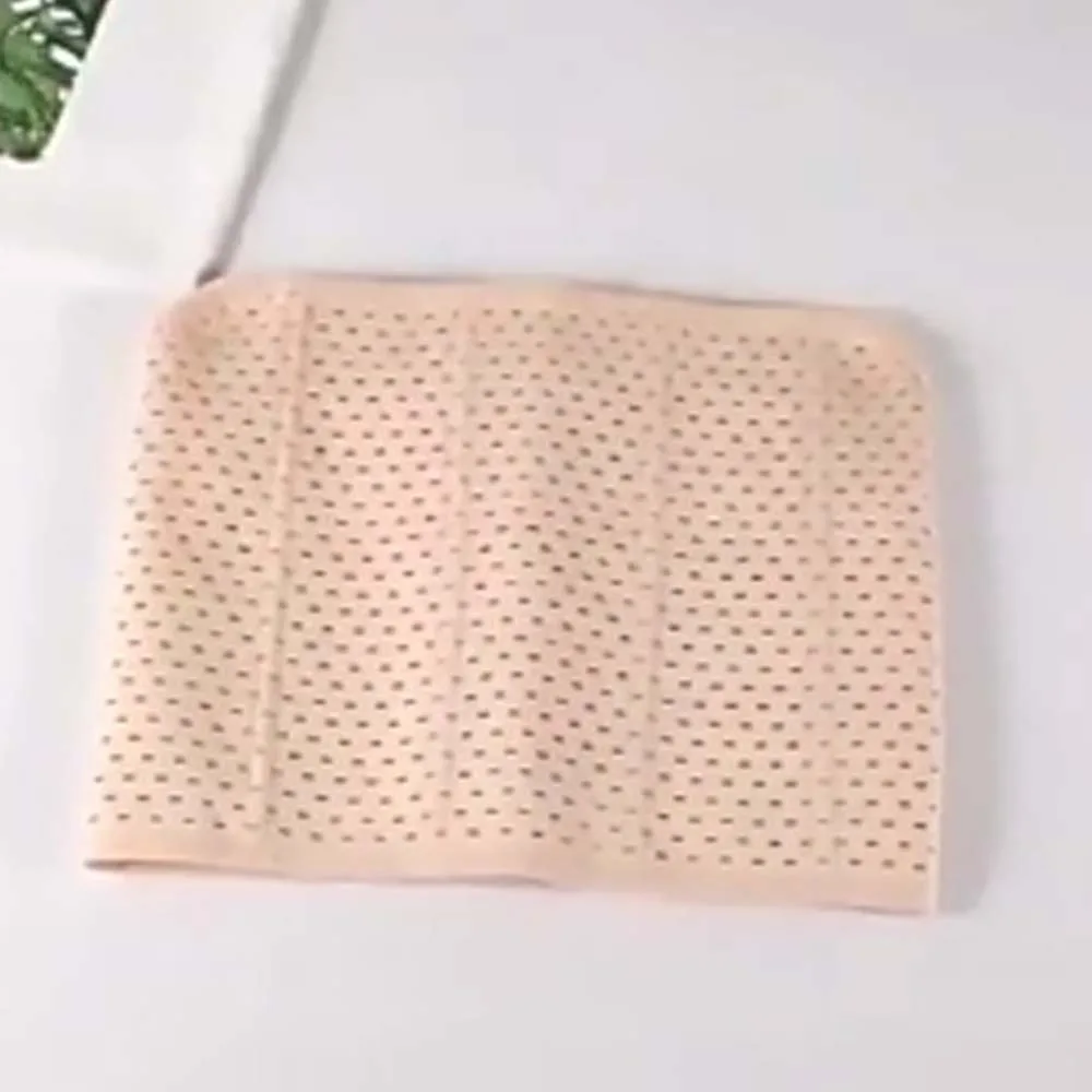 Cómoda banda para el vientre transpirable para el cartílago, posparto, forma de cuerpo, seda elástica, ropa moldeadora plegable