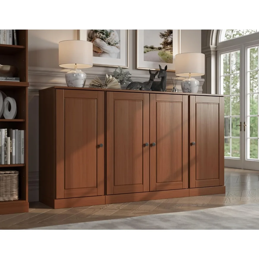 

100% Solid Wood 65 Inch Side Panel with Raised Panel Door, Renewable and Environmentally Friendly Wood