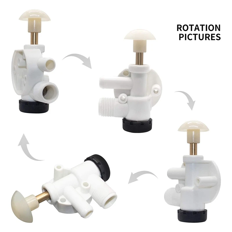 Kit de Réparation de Valve d'Eau pour Dometic Sealand, Ensemble d'Outils pour Remorque, Toilette, Pédale de html, Ecovac, 385314349