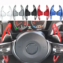 Para BMW F30 F31 F32 F10 F20 F22 F15 F16 X1 X3 X4 X5 X6 Alumínio Volante Paddle Extensão Shifter deslocamento de Engrenagem Shifter 2pcs