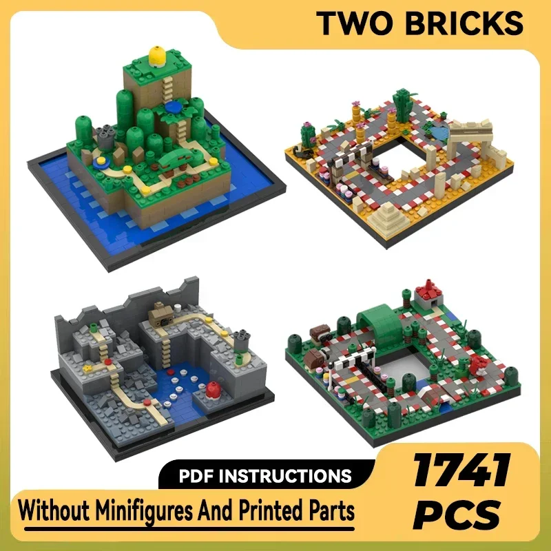 Super Adventure World Model Moc Building Bricks Classic World Map Technology Modular Blocks Gift Christmas Toy DIY Sets Assembly