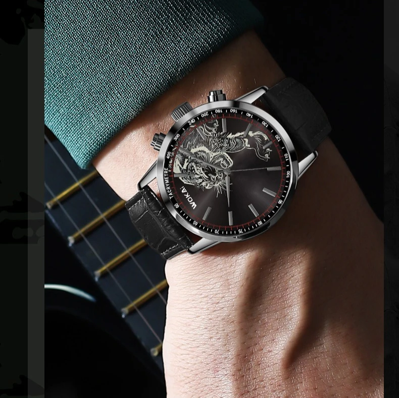 Reloj de Cuarzo para Hombre Estilo Coreano, Correa de Cuero Informal, Precio Económico, Dropshipping, Alta Calidad