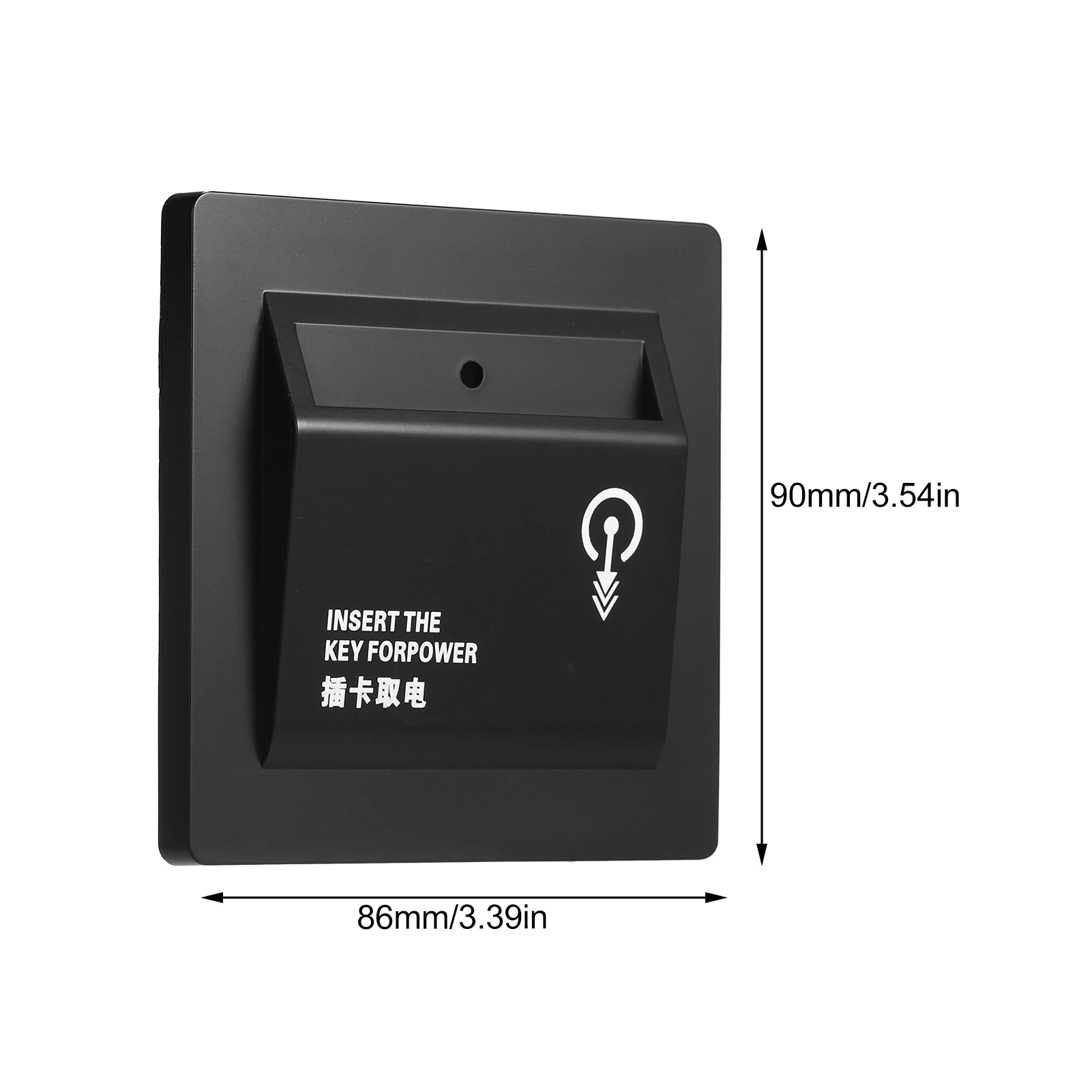 Hotel High-power 40A Power Off Energy Saving Saver Mechanical Power Take-off Guestroom Insert Keycard to Take Power