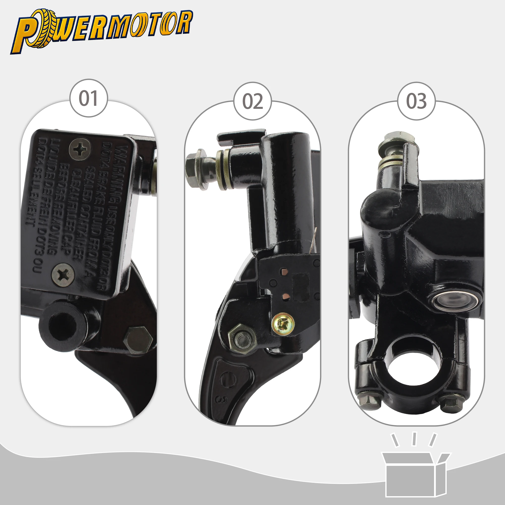 

TRX250 TRX300 ATV Right Front Brake Clutch Master Cylinder Hydraulic Pump Lever For Honda TRX125 TRX200 TRX350 TRX400 TRX450