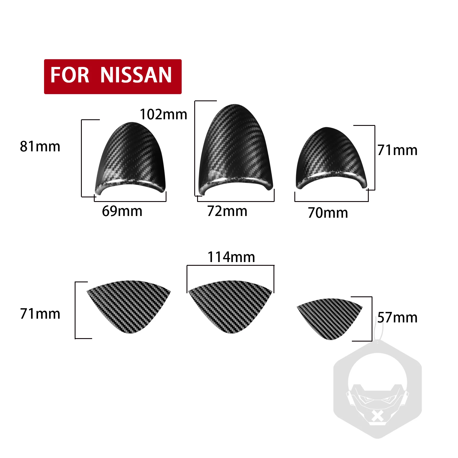 닛산 350Z Z33 용 리얼 탄소 섬유 내부 게이지 포드 트림 커버, 대시 포인터 스티커 장식 액세서리