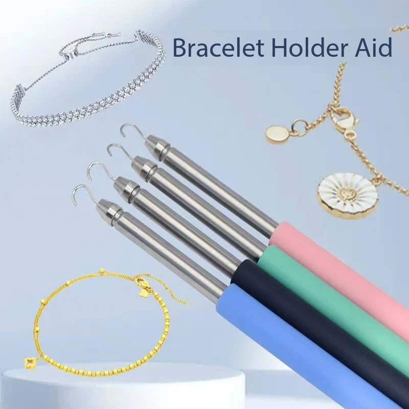 Help Wear Bracelet Tool Partner Jewelry Helper Fastening Aid Quickly Unfasten Hooking Equipment Pliers Clasps Ties Zipper Tool