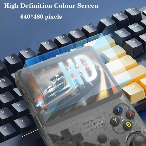 Imagen 2 del producto Consola de videojuegos portátil Retro R36S, pantalla IPS de 3,5 pulgadas, juegos precargados de 128GB, reproductor de bolsillo portátil, sistema Linux
