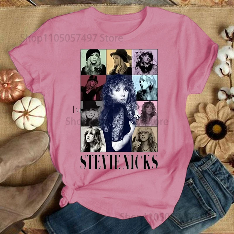 Don't Be A Lady Be A Legend Stevie Nicks Baumwoll-T-Shirt Stevi Shirt Fan-Geschenke Stilvoller Vintage-Druck Unisex Hochwertiges T-Shirt – Detail 8