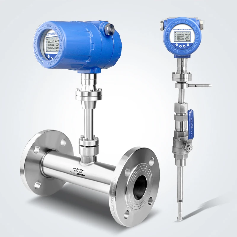 Immagine 3: Misuratore di Flusso di Massa Termico Digitale ad Alta Precisione per Gas e Aria