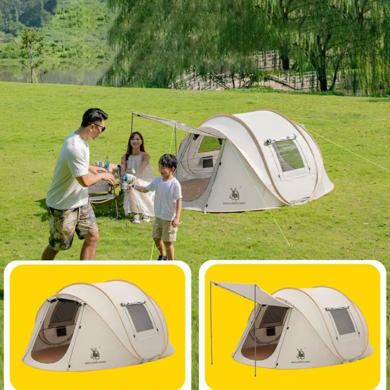 Tende da campeggio all'aperto tenda impermeabile One Touch tenda ultraleggera portatile pieghevole 2 persone protezione solare Nature Hike Equipment