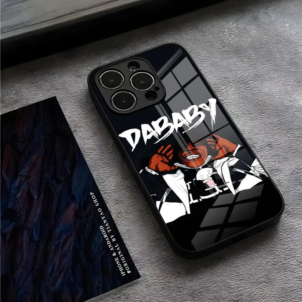 DaBaby Suge Rapper Phone Case For IPhone 13 Pro Max 14 Plus 12 Mini 11 15 X XR XS 8 7 Plus SE Tempered Glass Back Cover